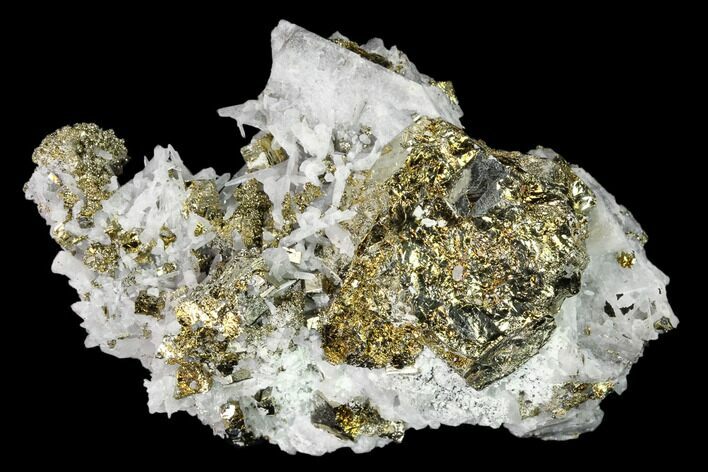 Quartz, Galena and Pyrite Crystal Cluster - Peru #149594